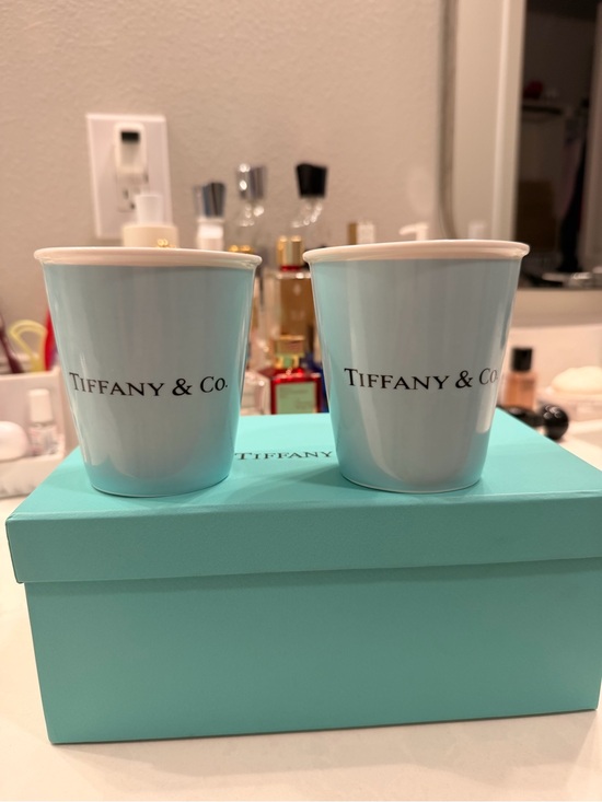 Tiffany & Co. Other - Tiffany & Co. White Fine Bone China Trinket Dish with Blue Box Accent